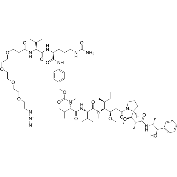 Azido-PEG4-Val-Cit-PAB-MMAE 1869126-64-6